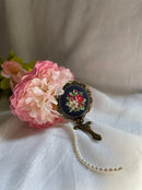 Flower Bouquet Mirror Petit Point Kit