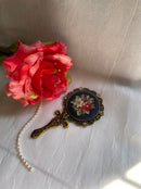 Flower Bouquet Mirror Petit Point Kit