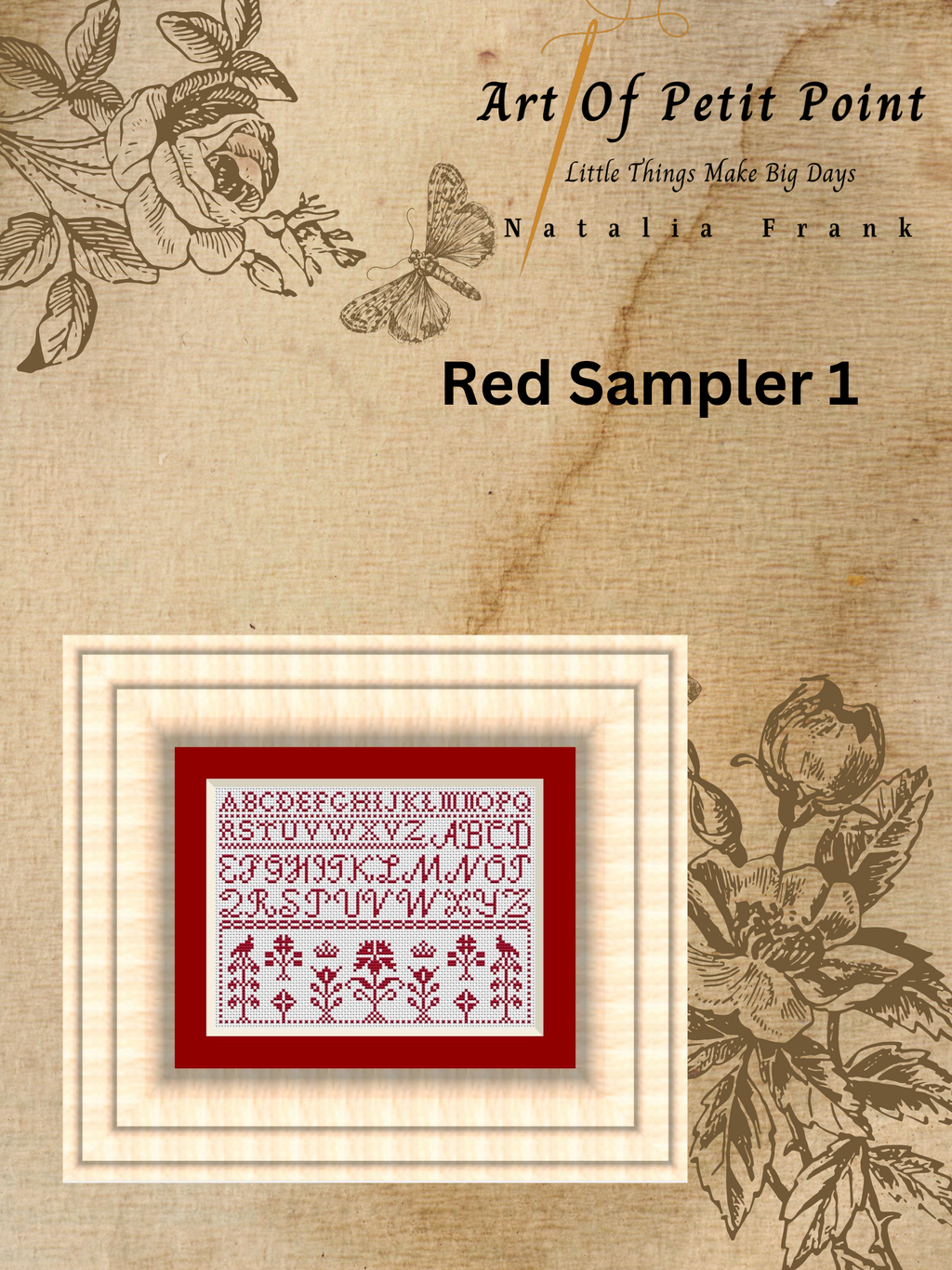 Red Ribbon Sampler Pack Miniature Red Sampler 1 Kit