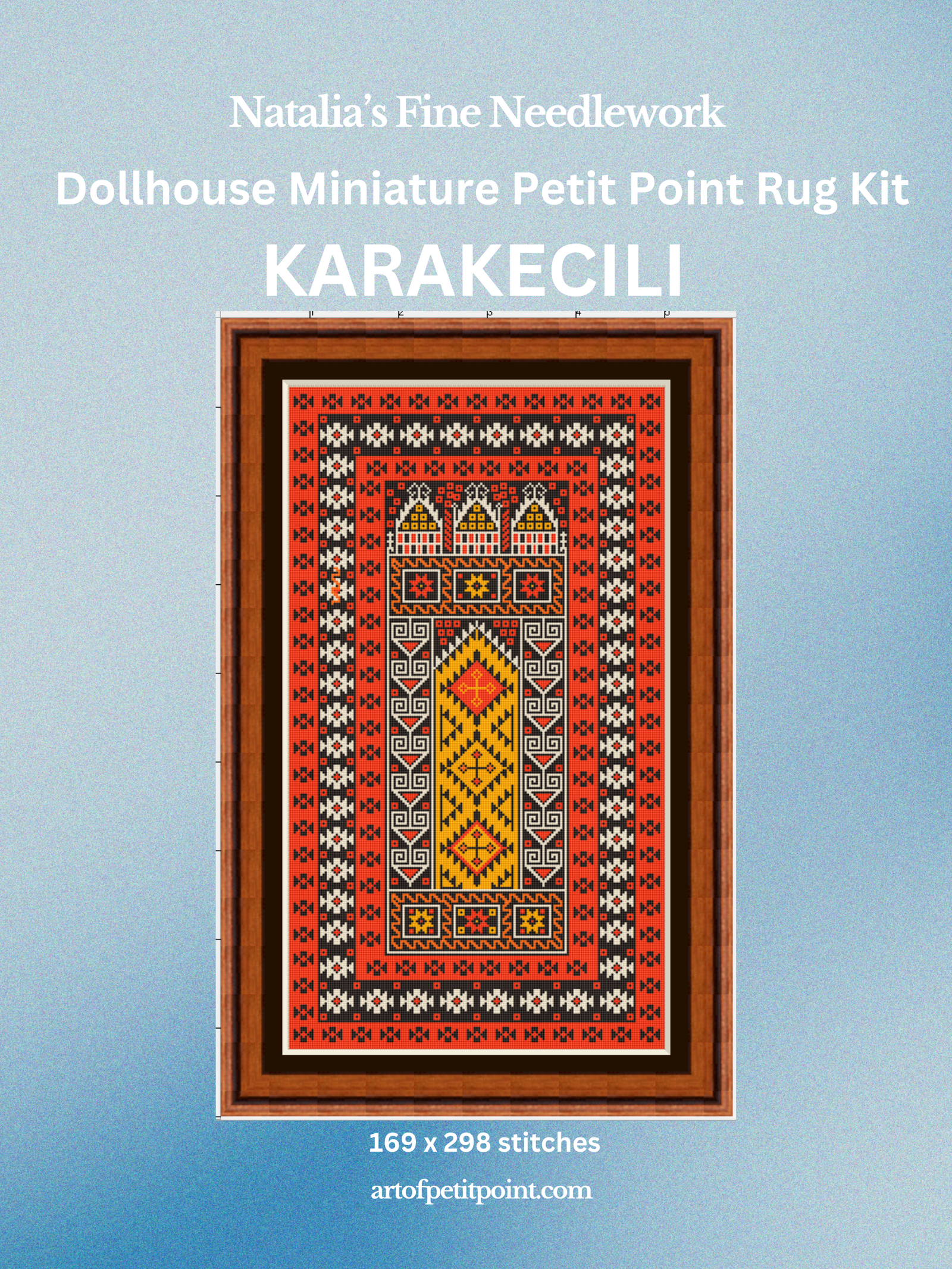 Karakecili Miniature Rug Petit Point kit