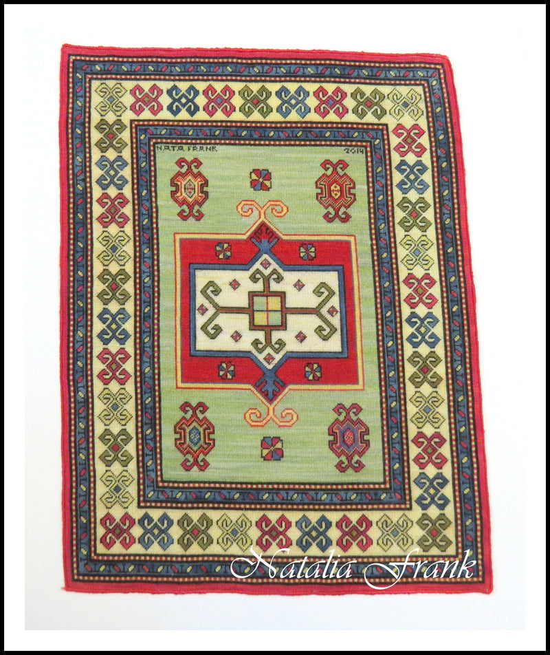 Kazak 1 Miniature Carpet Petit Point Kit