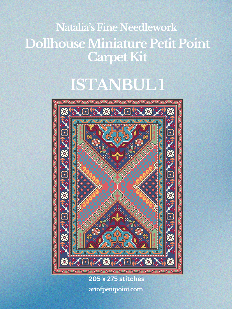 Istanbul 1 Miniature Rug Petit Point Kit