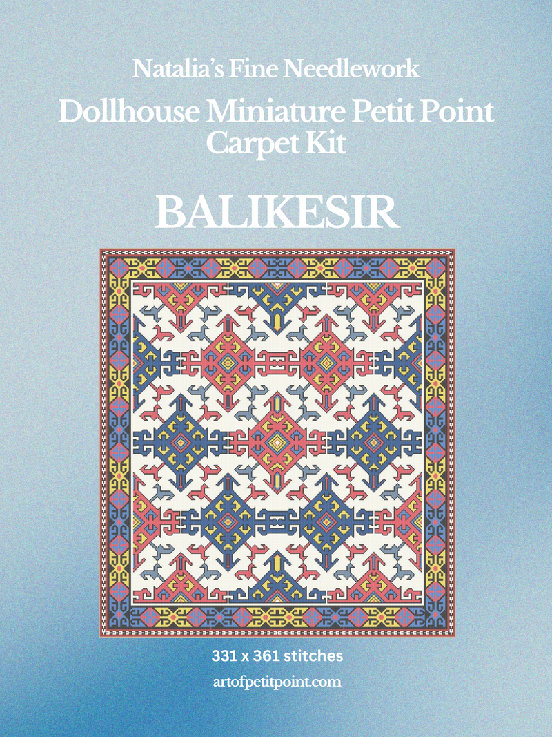 Balikesir big Miniature Carpet Petit Point Kit