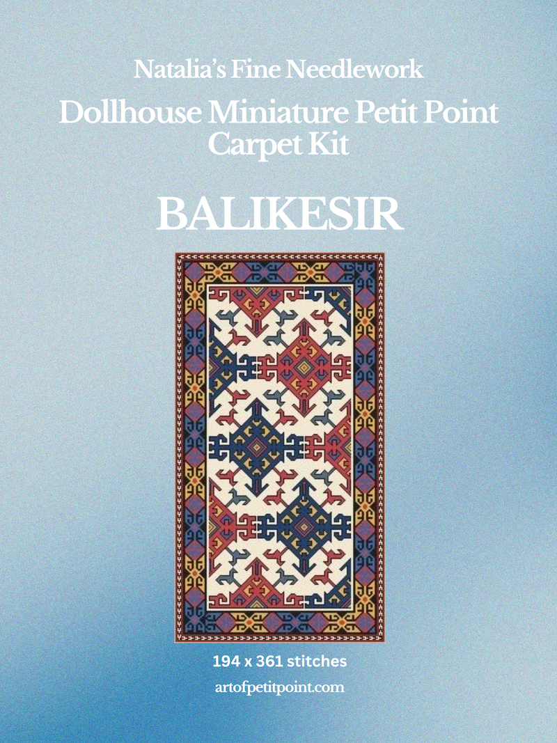 Balikesir Miniature Petit Point Carpet Kit