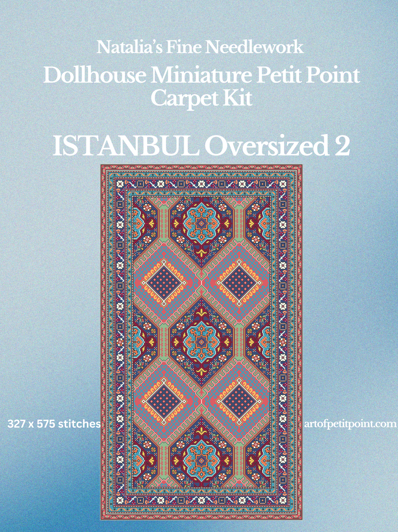 Istanbul Oversized Carpet 2 Miniature Petit Point Kit