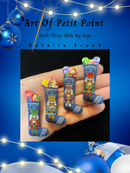 Christmas Miniature Stockings Petit Point Kit Set of 4 CS25