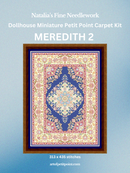 MEREDITH 2 Miniature Carpet Petit Point Kit