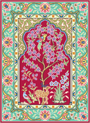 Dawning Oasis Rug Petit Point Kit