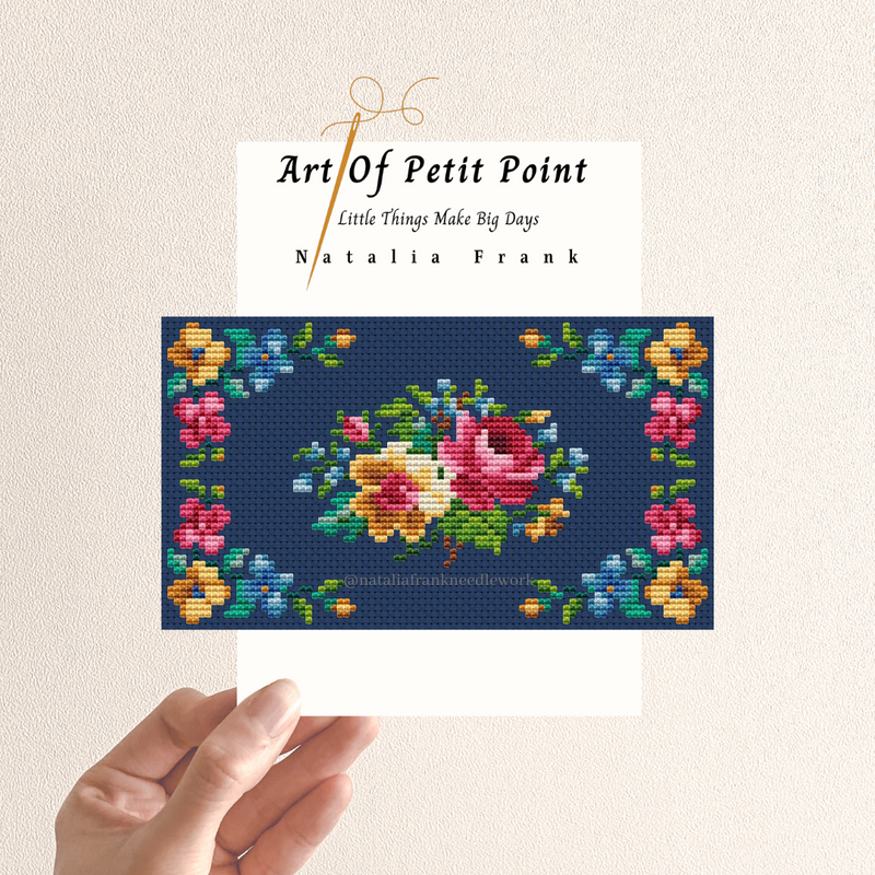 Aubusson Small Rug/Mat Petit Point Kit