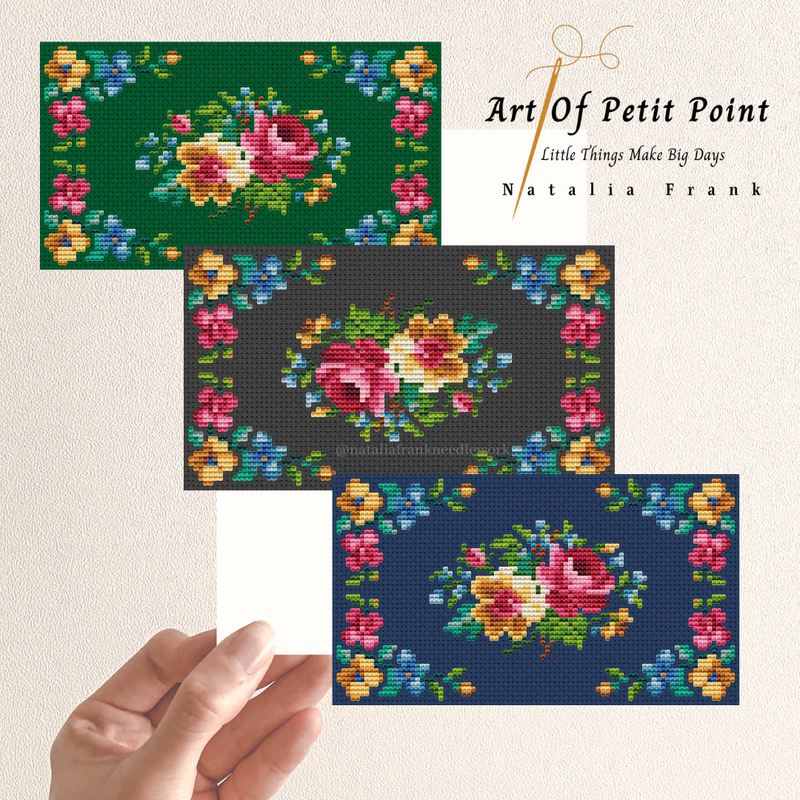 Aubusson Small Rug/Mat Petit Point Kit