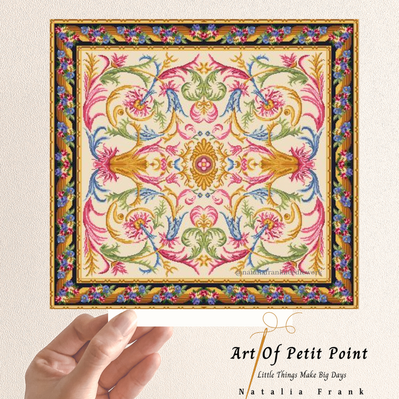 Spanish Savonnerie Carpet Petit Point Kit