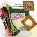 ROSES IN BASKET Petit Point Kit