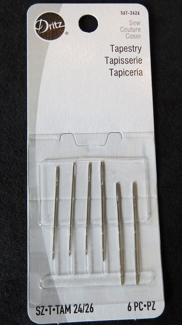Dritz Tapestry Needle, set of 6, size 24/26