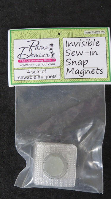 Invisible Sew-In Snap Magnets