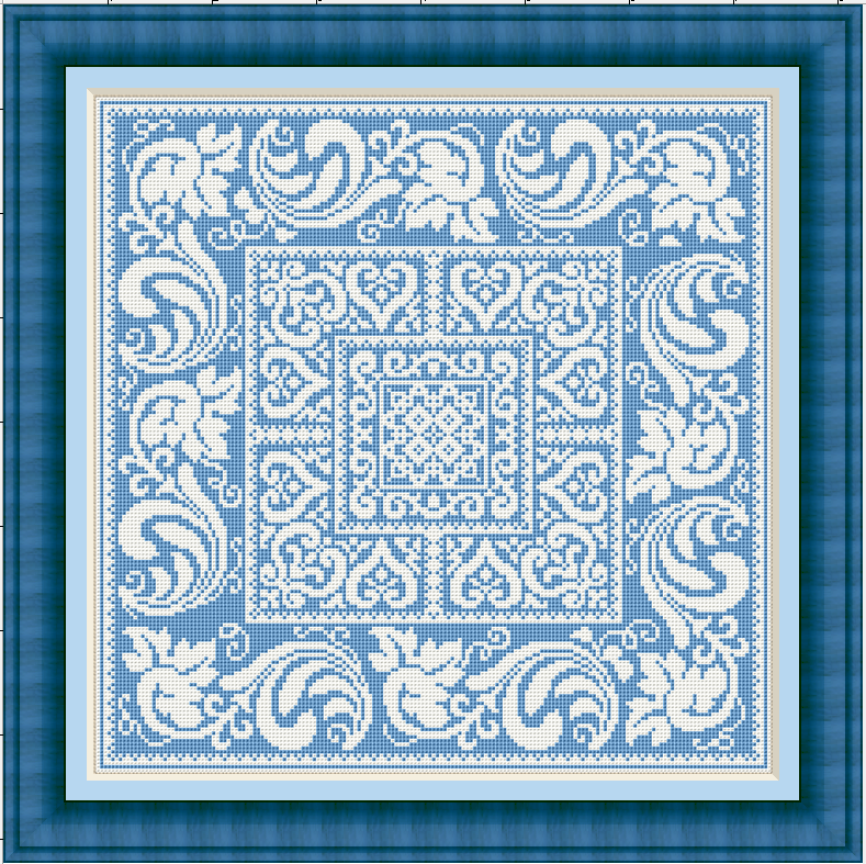 Wonderful Lace Cross Stitch Pattern