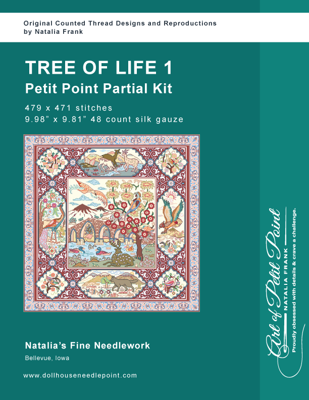 Petit Point Pattern Tree of Life 1